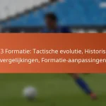 5-2-3 Formatie: Tactische evolutie, Historische vergelijkingen, Aanpassingen van de formatie